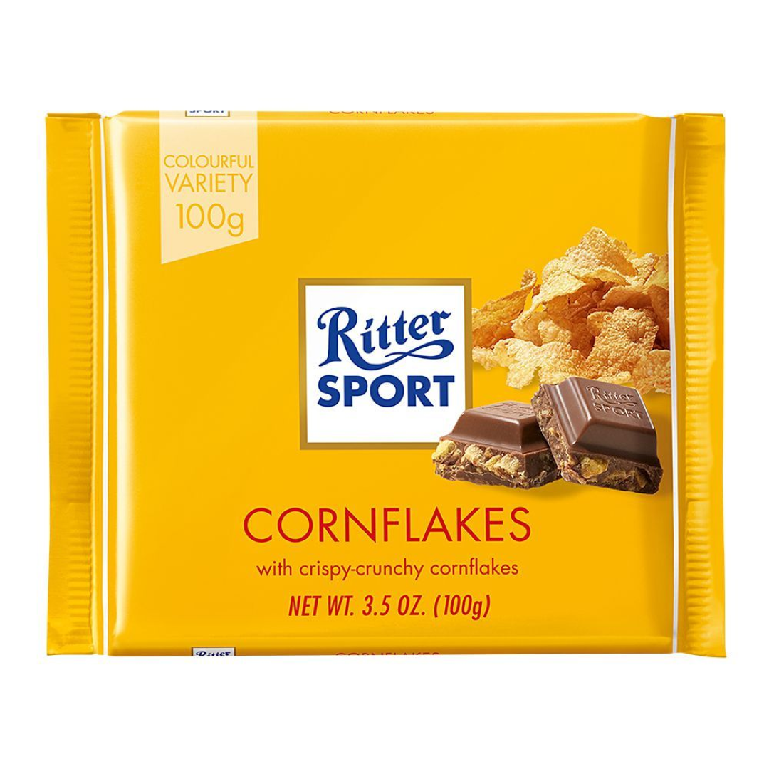 RITTER SPORT CORNFLAKES CHOCOLATE 100G